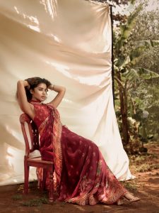 Anupama Parameswaran turns up a forgotten, once-banned Indian textile into an ultimate fashion moment