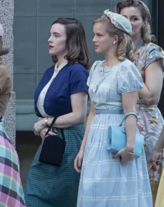 Billie Eilish in a Navy Bolero and Green Check Skirt on The Bell Jar Set – August 10, 2026 27 Billie Eilish in a Navy Bolero and Green Check Skirt on The Bell Jar Set – August 10, 2026