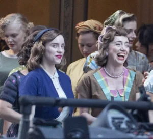 Billie Eilish in a Navy Bolero and Green Check Skirt on The Bell Jar Set – August 10, 2026 26 Billie Eilish in a Navy Bolero and Green Check Skirt on The Bell Jar Set – August 10, 2026