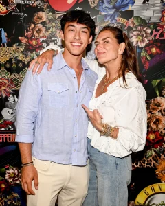 Brooke Shields Wears a White Ruffled Blouse at ALICE + OLIVIA Legends Celebration