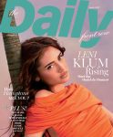 Leni Klum covers the August issue of The Daily Front Row