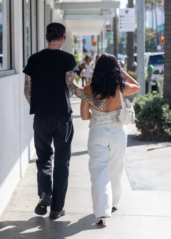 Demi Lovato in White Street Style at Alo – July 30, 2026