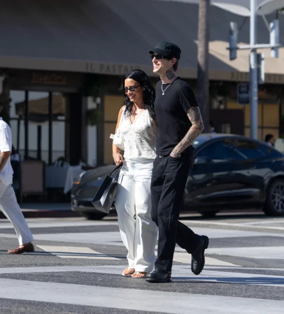 Demi Lovato in White Street Style at Alo – July 30, 2026