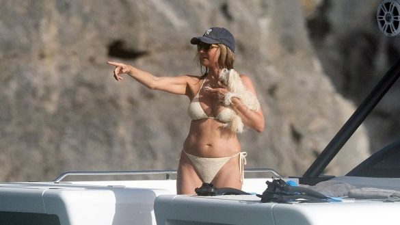 Heidi Klum and Leni Klum in Bikinis at a Boat in St. Barths, July 2026