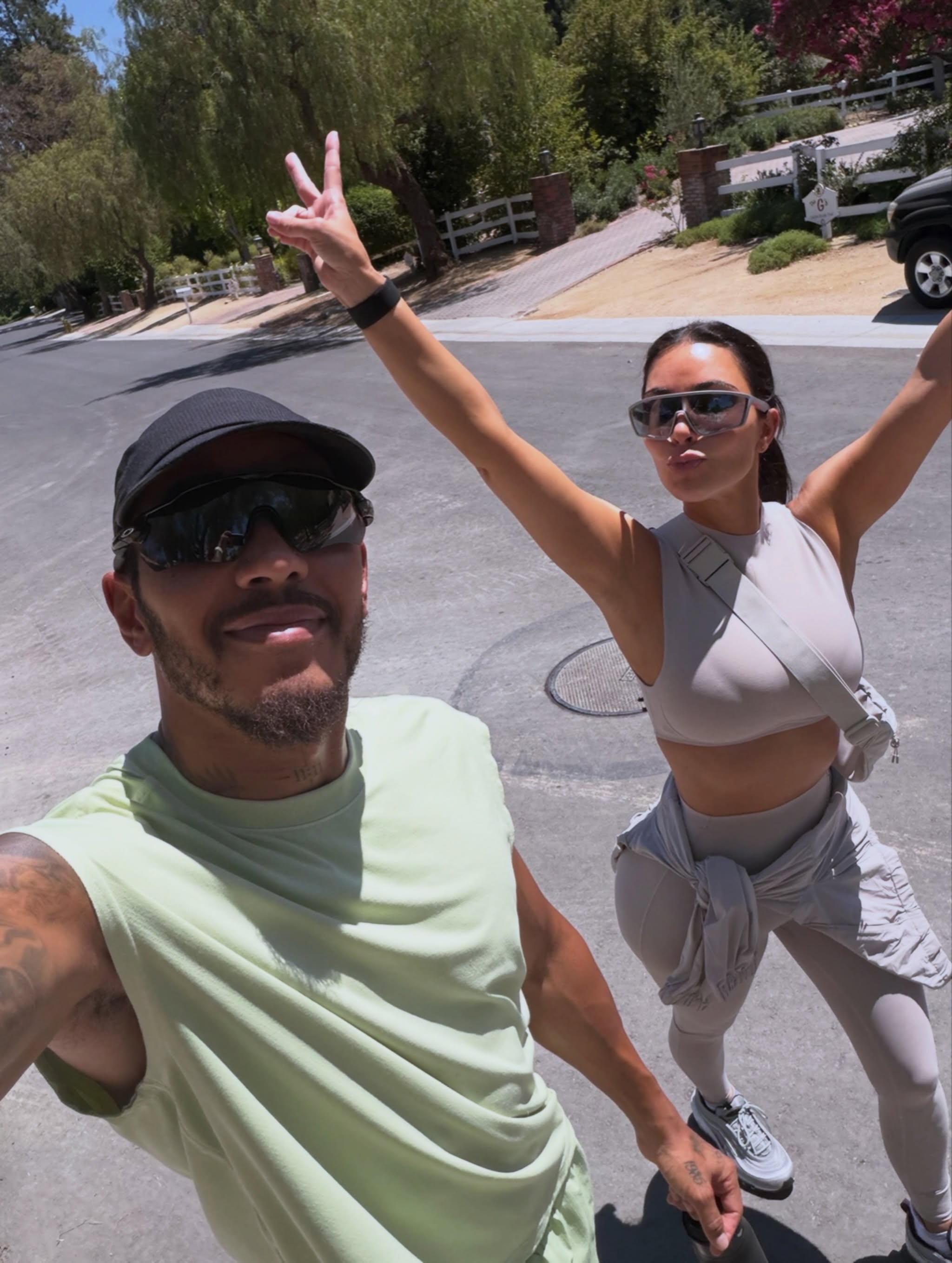 Lewis Hamilton Shares Intimate Photos with Kim Kardashian: ‘Resting, Restoring, Recharging