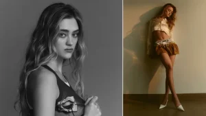 Lizzy Greene in Miu Miu for Who What Wear August 2026