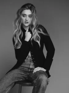 Lizzy Greene in Miu Miu for Who What Wear August 2026