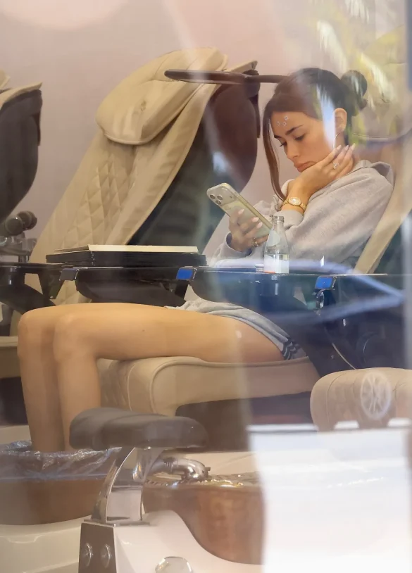 Madison Beer in Grey Street Style in Los Angeles July 2026