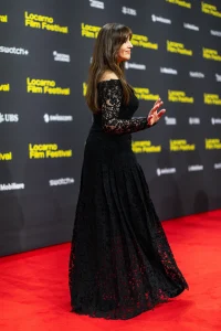Monica Bellucci Wears Black Lace to The Invite at Locarno 2026