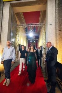 Monica Bellucci Wears Black Lace to The Invite at Locarno 2026