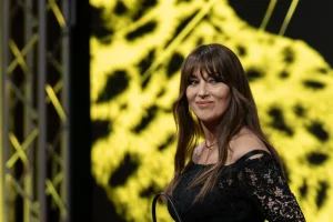 Monica Bellucci Wears Black Lace to The Invite at Locarno 2026