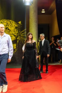 Monica Bellucci Wears Black Lace to The Invite at Locarno 2026