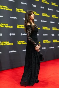 Monica Bellucci Wears Black Lace to The Invite at Locarno 2026
