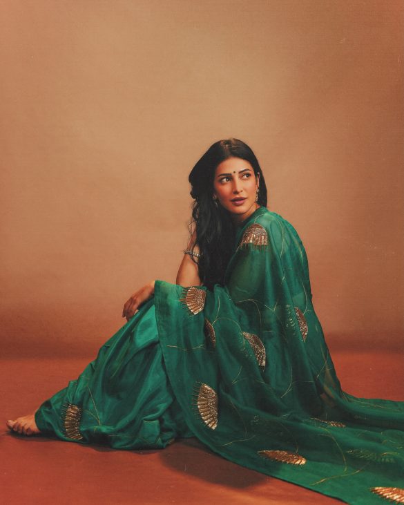 Shruti Haasan Proves That Classic Sarees Can Feel Fresh, Powerful and Trend-Forward