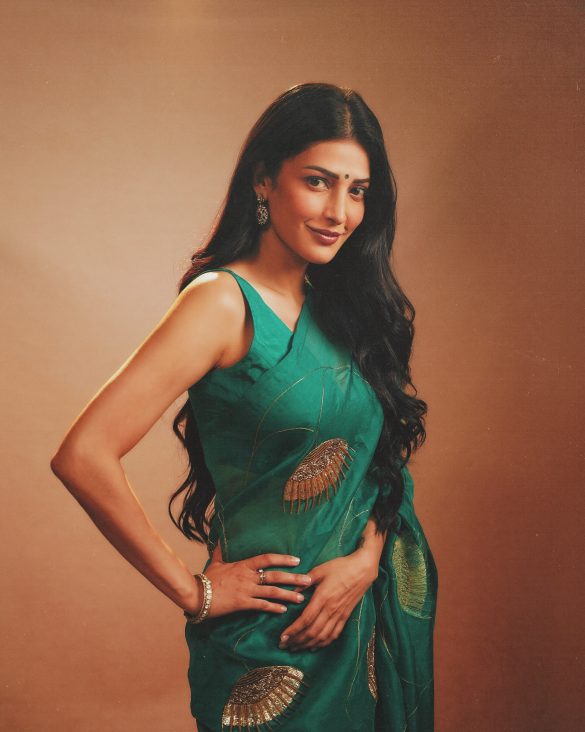 Shruti Haasan Proves That Classic Sarees Can Feel Fresh, Powerful and Trend-Forward