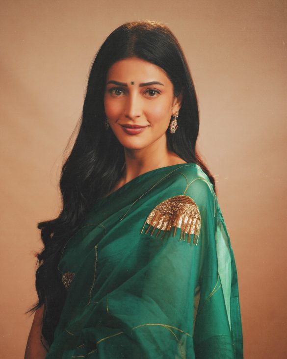 Shruti Haasan Proves That Classic Sarees Can Feel Fresh, Powerful and Trend-Forward